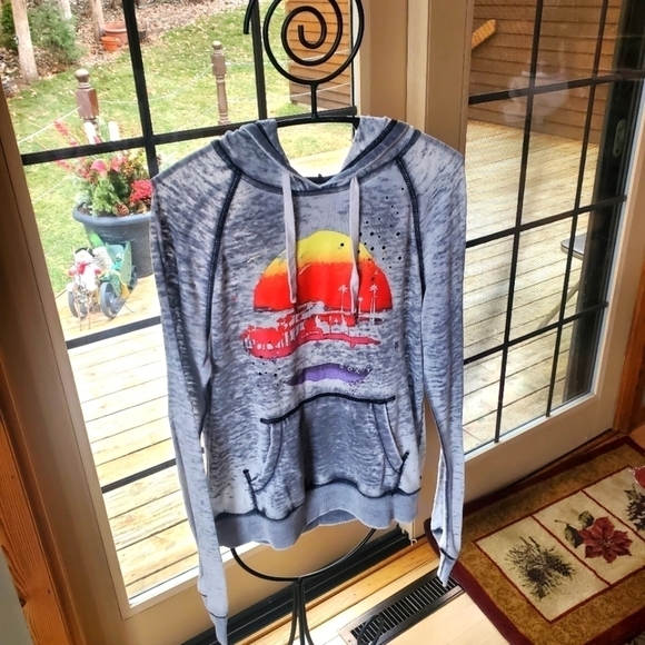 Roxy Colorful Graphic Long Sleeve Sz. M Hoodie - Picture 1 of 10